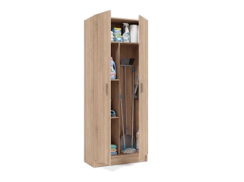 Armario | DUEHOME Useful, , 73 cm x 180 cm x 37 cm, Roble