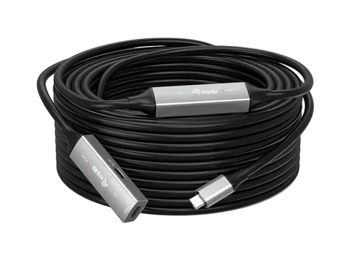 Cable USB-C a USB-C | EQUIP 133358, USB 3.0, USB-C, USB-C, Negro