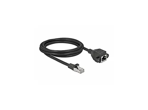 Cable de red | DELOCK 87002, Cat-6A, , Negro