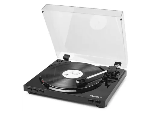 Tocadiscos | RP310 AUDIZIO, 1 x , 1 x RCA, 1 x USB, 33 1/3;45, Negro