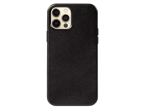 Carcasa para móvil | CRONG CRG-ESS-IP1267-BLK, Compatible con Apple iPhone 12 Pro Max, Negro