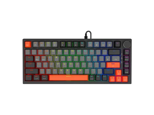 Teclado mecánico | SAVIO Astral Black Jade, Cableado, Teclas iluminadas, idioma: US, Black