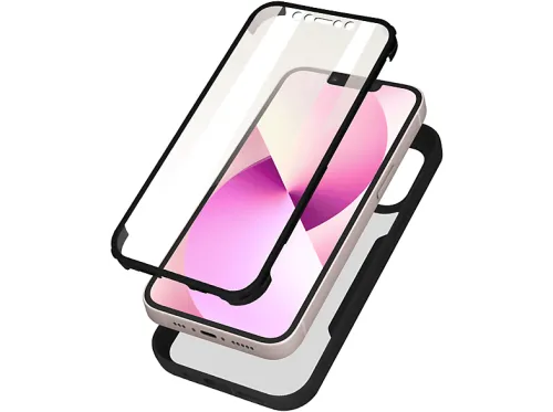 Carcasa para móvil | AVIZAR BACK-180-BK-IP13, Compatible con Apple iPhone 13, Negro