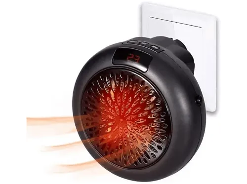 Calefactor cerámico | KLACK KMINICALEFACTORWONDER_NEGRO, 400 W, Negro