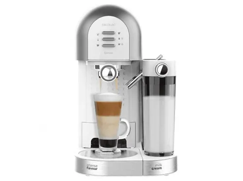Cafetera express | CECOTEC 01594 POWER INSTANT-CCINO 20 CHIC SERIE BIANCA, 20 bar, 1230 W, 700 ml, Blanco