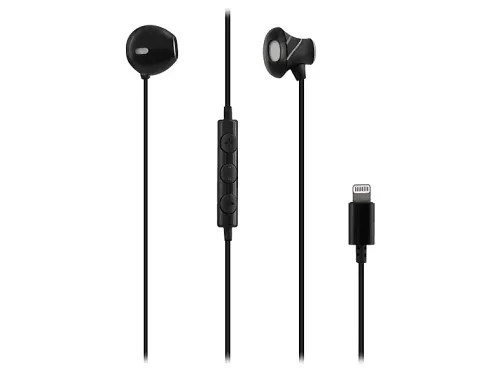 Auricular con micrófono con cable | CURV TNB, Intraurales, Negro