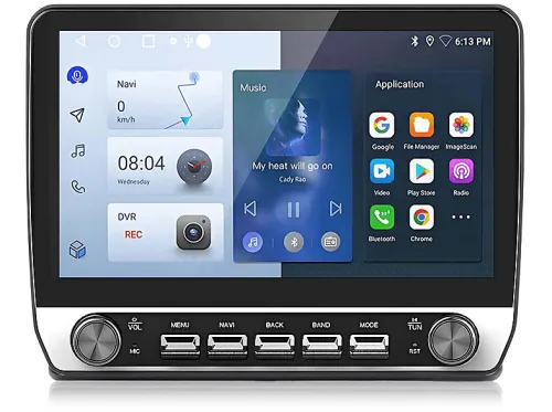 Autorradio | Fiat Ducato 2006-2023 AWESAFE, 10,1 "", 1x Autoradio,1x frame, 1x power cable, 1x GPS module 2x usb cable, silver
