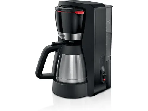 Cafetera de goteo | BOSCH TKA5M253, 1000 W, 8 tazas, Negro