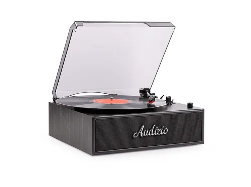 Tocadiscos | Reno AUDIZIO, 1 x , 1 x RCA, 33⅓ RPM, Black