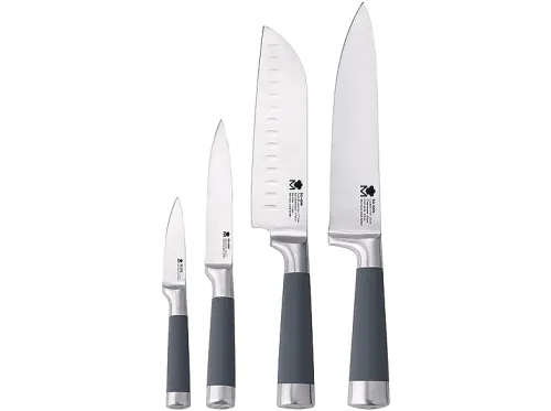 Cuchillo | SAN IGNACIO Set 4 cuchillos de cocina "san ignacio", Acero inoxidable, GRIS