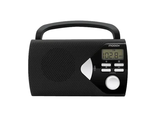 Radio portátil | 477205 METRONIC, Negro
