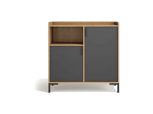 Zapatero | HERDASA 524, , 90 cm x 88 cm x 33 cm, Roble 2 - grafito
