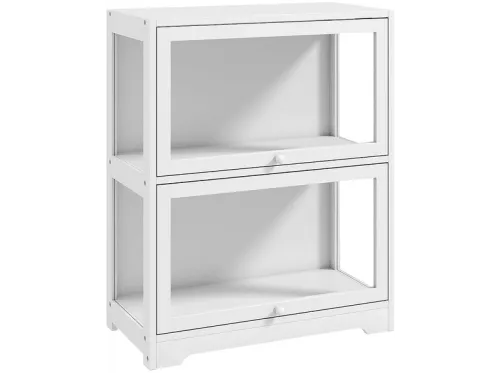 Vitrina de pared | HOMCOM 838-450V02WT, , 30 cm x 73 cm x 59,5 cm, Blanco