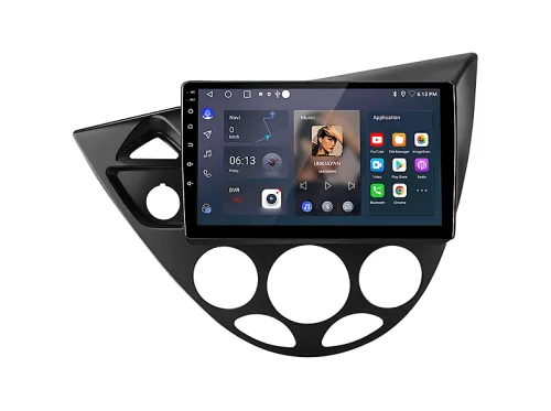 Autorradio | 2 DIN Para Ford Focus MK1 (1995-2004) Carplay Android Auto 64GB JUNSUN, 9 "", 2*USB, black