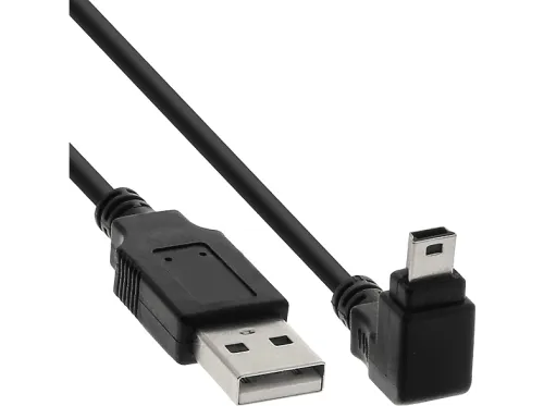 Cable USB | INLINE 34220, USB 2.0, USB-A, miniUSB, Negro