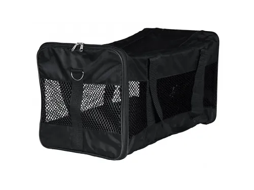 Transportín para mascotas | TRIXIE 28851, para Perro, carga máxima 10 kg, Negro