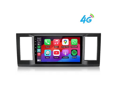 Autorradio | 4G+64G Para VW Caravelle (2015- 2020) CARPLAY Android Auto HEXINEX, 9 "", Carplay Auto SWC Wi-Fi BT, Negro