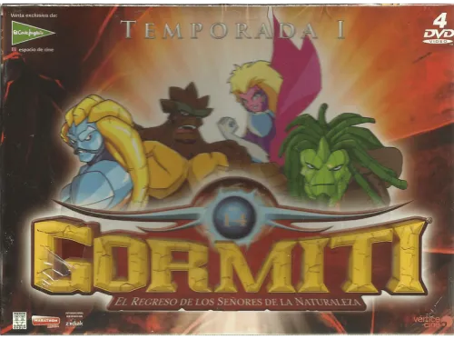 Gormiti: Los Invencibles Señores De La Naturaleza (4 discos, Póster, camiseta, 4 imanes) | DVD