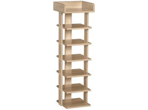 Zapatero | HOMCOM 837-163, , 30 cm x 104 cm x 32 cm, Roble