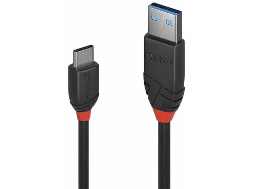 Cable USB | LINDY 36916, USB 3.2, USB-A, USB-C, Negro