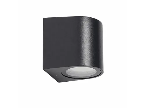 Aplique de pared exterior | W78-RD-L80 ALPINALUZ, negro