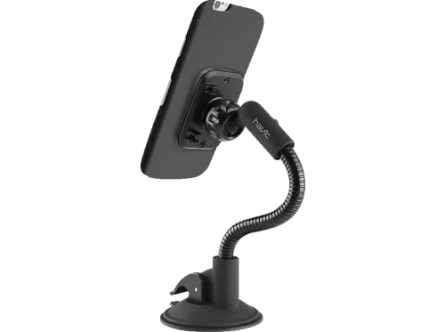 Soporte de móvil para coche | H722 VENTOSA HAVIT, Negro / Plata