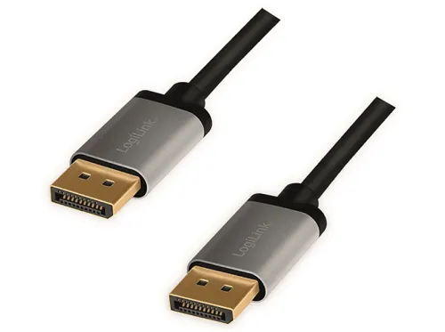 Cable DisplayPort | LOGILINK CDA0101, Negro, Gris