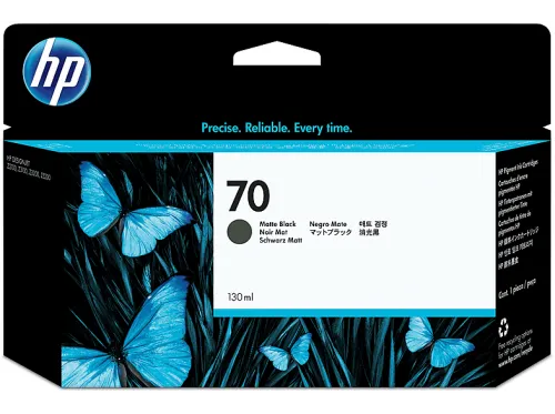 Cartucho de tinta | HP 70 130 ml-Tintenpatrone Schwarz (matt) mit Vivera-Tinte