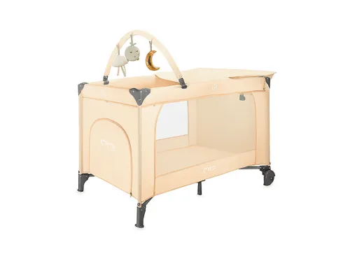 Cuna | Cuna de viaje 2 alturas Belove Plus Beige MOMI, Beige