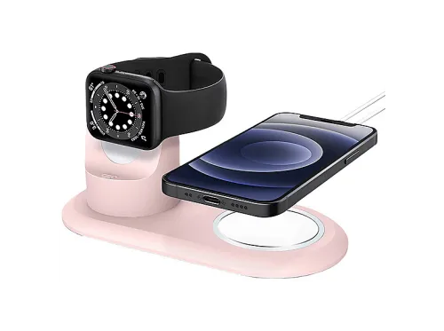 Base de carga | 2 in 1 MagSafe EKO, Rosa