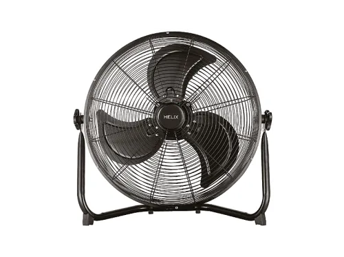 Ventilador de suelo | FACULA Helix 50, 50 W, 3 velocidades, Negro
