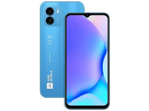AGM NOTE N1, Azul, Móvil Android, 128 GB, 8 GB RAM, 6,517 " IPS, 90 Hz, Anti-huellas, Unisoc, T606, 4900 mAh