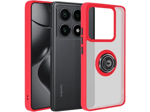 Carcasa para móvil | AVIZAR BACK-KAMEO-RD-X14TP, Compatible con Xiaomi 14T Pro, Rojo