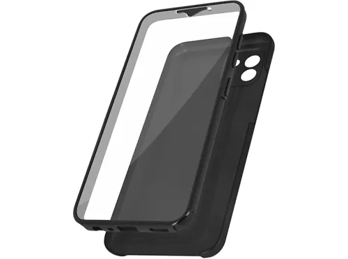 Carcasa para móvil | AVIZAR TPGLASS-BK-A03R, Compatible con Samsung Galaxy A03, Negro