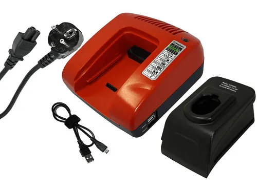 Cargador para herramientas | POWERSMART para DC390, DC390B, DC390K, DC390KA, Rojo