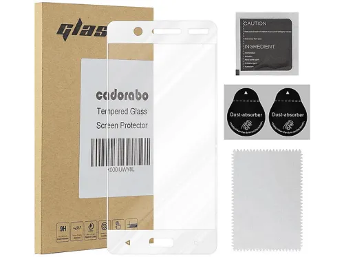 Protector pantalla | Protector de pantalla completa CADORABO, Nokia, 5 2017, Vidrio templado