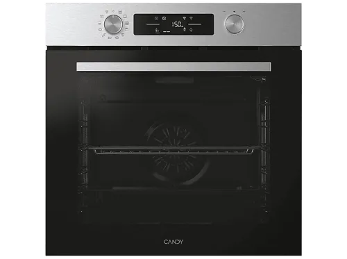 Horno eléctrico | CANDY CA6 N3B3HTX, Hidrolítica, 78 l, 595 mm, Acero inoxidable / Negro