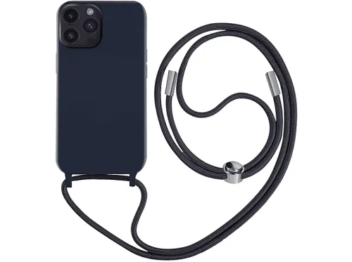 Cordón para móvil | AVIZAR NeckShell Collection, Compatible con Apple iPhone 14 Pro Max, Azul