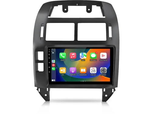 Autorradio | VW Polo 9N 2001-2009 AWESAFE, 9 "", 2x usb, negro