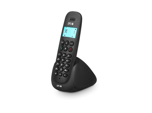 Teléfono | SPC ART 7310, Single, Inalámbrico, Agenda para 20 contactos, Manos libres, Negro