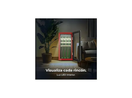 Vinoteca libre instalación | CECOTEC Bolero GrandSommelier Origin 18 Hit Red, 18 botellas, Rojo