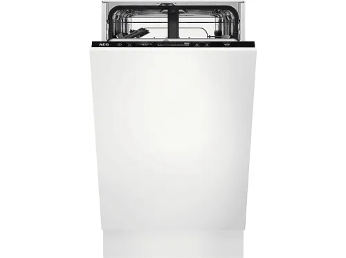 Lavavajillas libre instalación 45 cm | AEG FSE62417P, 9 servicios, 7 programas, 446 mm, Not available