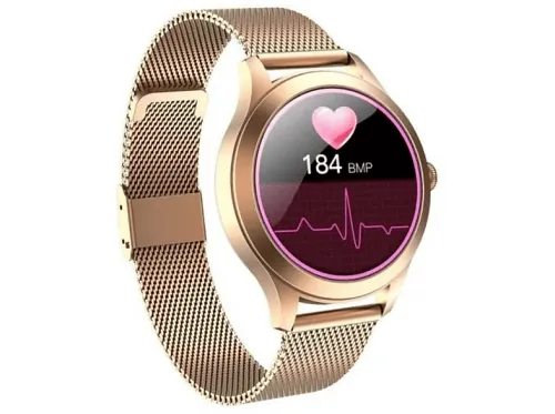 Smartwatch | MAXCOM MAXCOMFW42GOLD, Acero inoxidable, Marrón