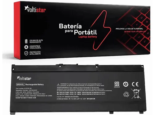 Batería para portátil | VOLTISTAR BATERÍA PARA PORTÁTIL HP OMEN 15-CE000 15-CE000NG 15-CB0XX SR04XL 91678-171