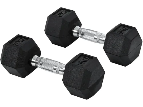 Mancuernas | HOMCOM A91-017V01, Negro