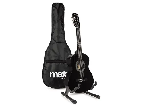 Guitarra Clásica | SoloArt Junior 3/4 con soporte MAX, Black
