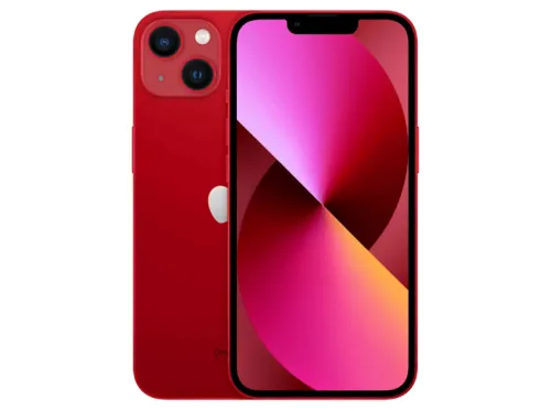APPLE iPhone 13 iPhone 13, Rojo, Móvil iOS, 128 GB, 6,1 " OLED, Ceramic Shield, Anti-huellas, Apple, A15, 3227 mAh