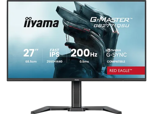 Monitor gaming | IIYAMA G-Master Red Eagle GB2771QSU-B1, 27 ", WQHD, 0,5 ms, 200 Hz, Negro