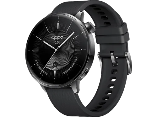 Reloj deportivo | OPPO Watch X2 Mini, 335 mm, 130mm-210mm, Acero inoxidable, +100 Modos Depotivos, Color OS Watch 7.0 + Wear OS 5.0, 5ATM, Negro