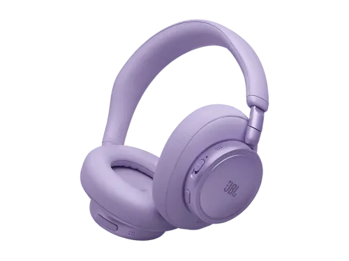 Auriculares inalámbricos - JBL Live 780NC, Circumaurales, Bluetooth 6.0, Cancelación de ruido adaptativa 2.0, Sonido Espacial, 80h autonomía, Lila